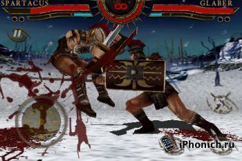 Игра на iPhone Spartacus: Blood and Sand