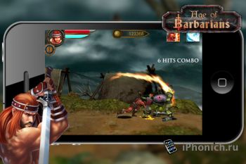 Игра для iPhone Age of Barbarians