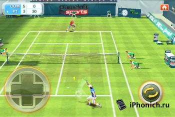 Игра на iPhone Real Tennis