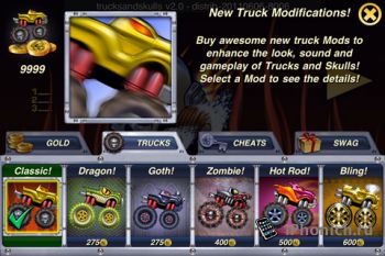 Trucks and Skulls для iPhone