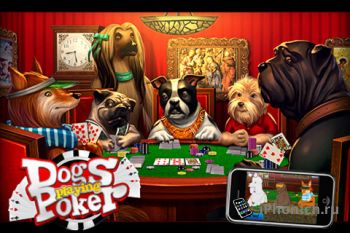 Dogs Playing Poker - собачий покер для iPhone