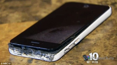 У девочки загорелся iPhone 5c оставил на ее теле ожоги