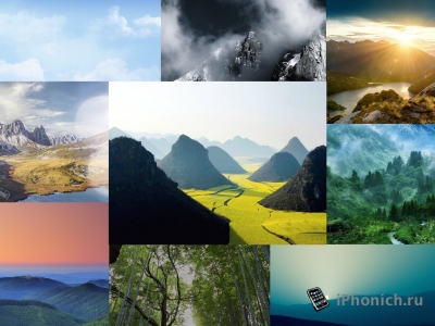 Cборник обоев для iPhone 6 Plus: природные пейзажи