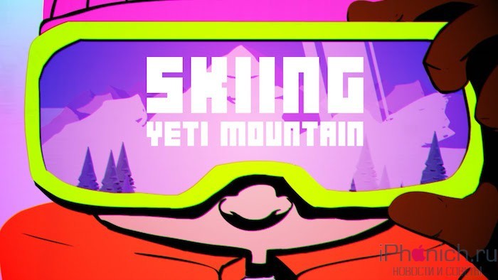 Игра Skiing Yeti Mountain - Йети лыжник для iOS