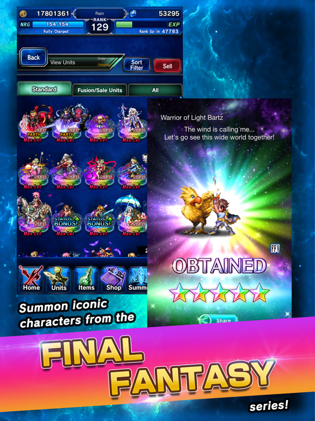 ‎FINAL FANTASY BRAVE EXVIUS Screenshot