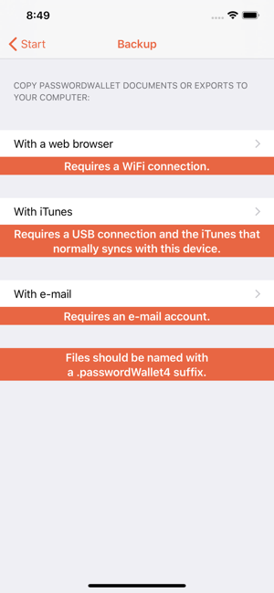 ‎PasswordWallet - All Inclusive Screenshot