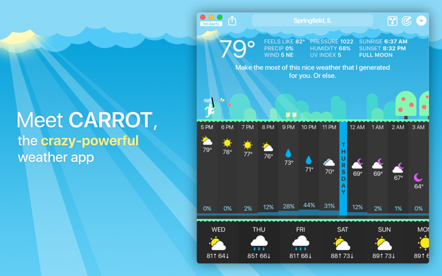 ‎CARROT Weather Screenshot