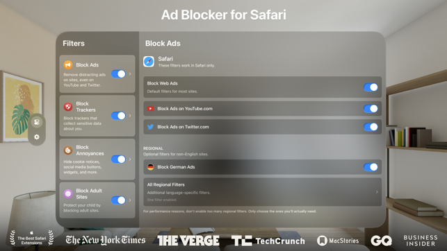 ‎1Blocker - Ad Blocker Screenshot