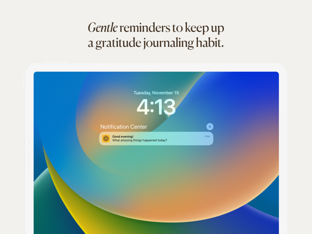 ‎Journaling Habits Journal App Screenshot