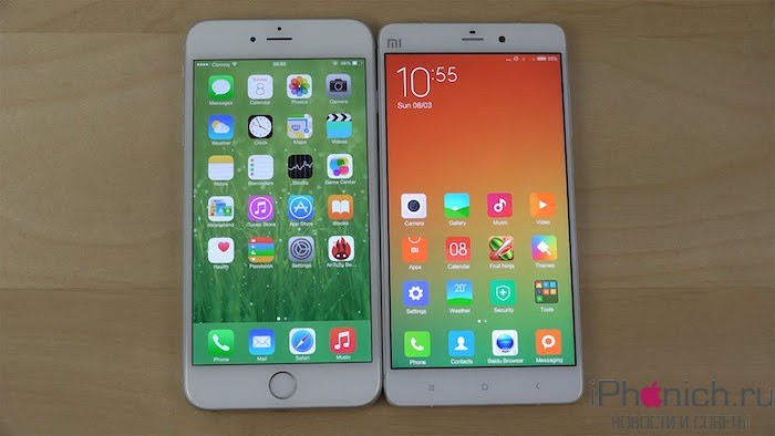 iPhone 6S Plus против Samsung S6 Edge, Xiaomi Mi 5 и Meizu Pro 5