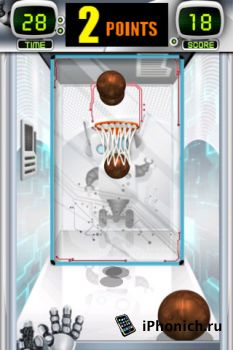 Игра для iPhone Arcade Hoops Basketball