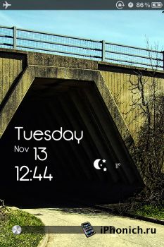 TimeBack Lockscreen - тема для iPhone 4S