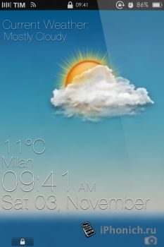 Soar Weather GPS - тема для iPhone 4S