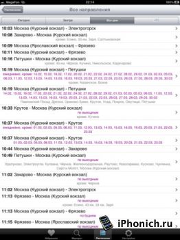 Расписание электричек - России и некоторых городов СНГ