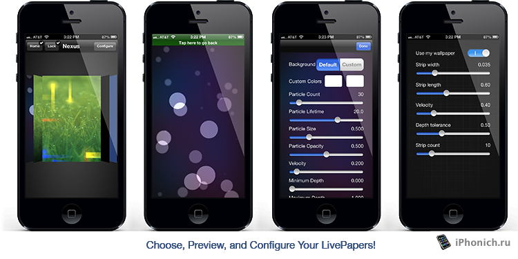 Живые обои для iOS - твик LivePapers