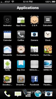 HTC One - тема для iPhone 5