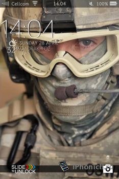 Military LS - тема для iPhone 4 и iPhone 3GS