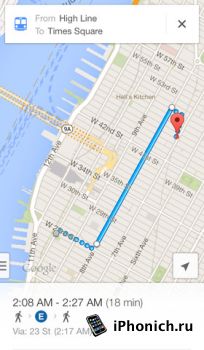 Google Maps для iPad / iPhone