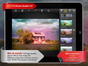 FX Photo Studio HD - Куча эффектов и удобный интерфейс. Рекомендую!