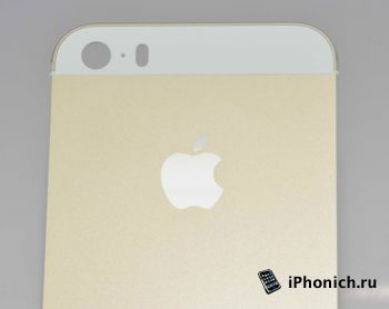 Золотой корпус iPhone 5S (фото)