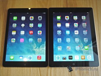 iPad Air vs iPad 4 (видео)