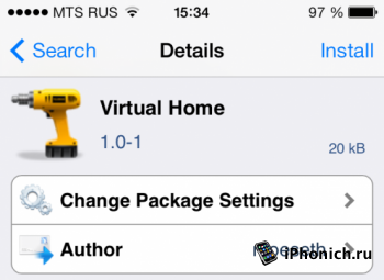 Твик Virtual Home - идеальная кнопка Home на iPhone 5S