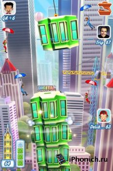 Tower Bloxx Deluxe 3D - игра на логику и реакцию для iPhone
