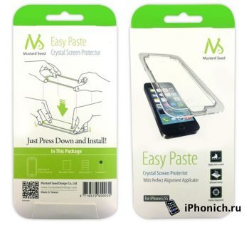 Mustard Seed Easy Paste – защитная пленка для iPhone 5(s)