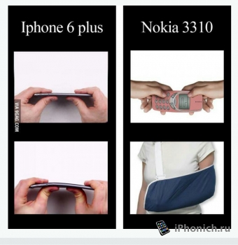 iPhone 6 Plus vs Nokia 3310 (видео)