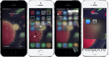 Твик Flurry - Настройка уровня размытия на iOS 7