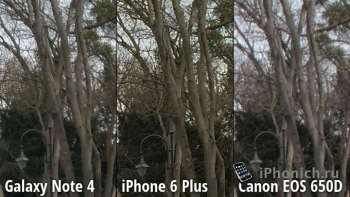 Битва камер iPhone 6 Plus vs Galaxy Note 4 vs Canon EOS 650D