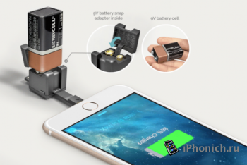 WonderCube - заряжает iPhone от кроны
