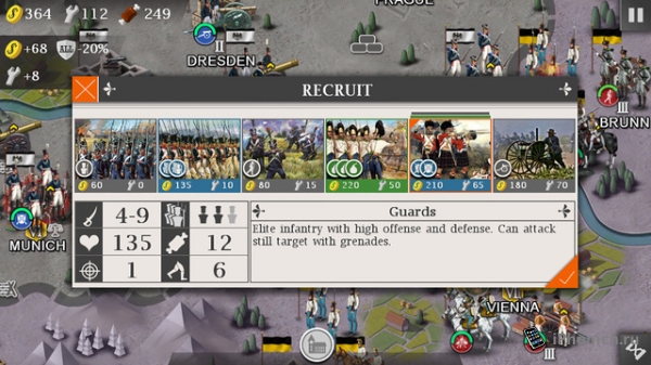European War 4: Napoleon - стратегия для iOS