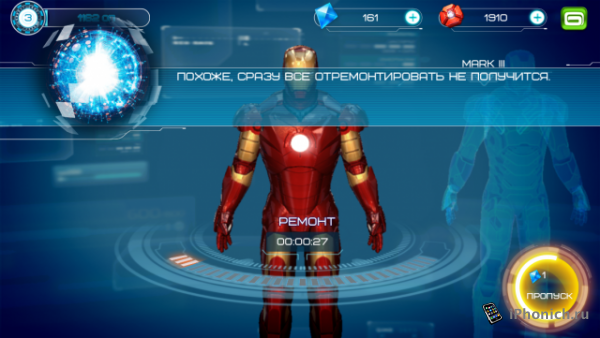 Железный Человек 3 - Необычный экшен от Gameloft