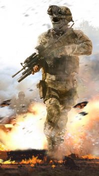 Fighting-Soldier-In-Hail-Of-Bullets-iPhone-6-plus-wallpaper-ilikewallpaper_com