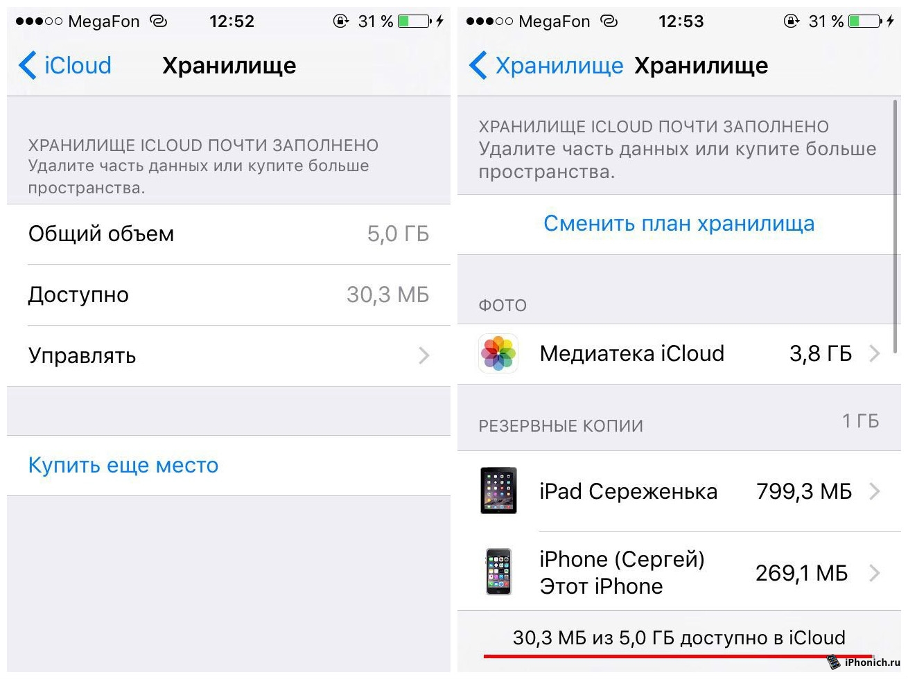 Почти айклауд. Хранилище ICLOUD заполнено. Хранилище iphone заполнено. ICO хранилище. Хранилище айфон почти заполнено.