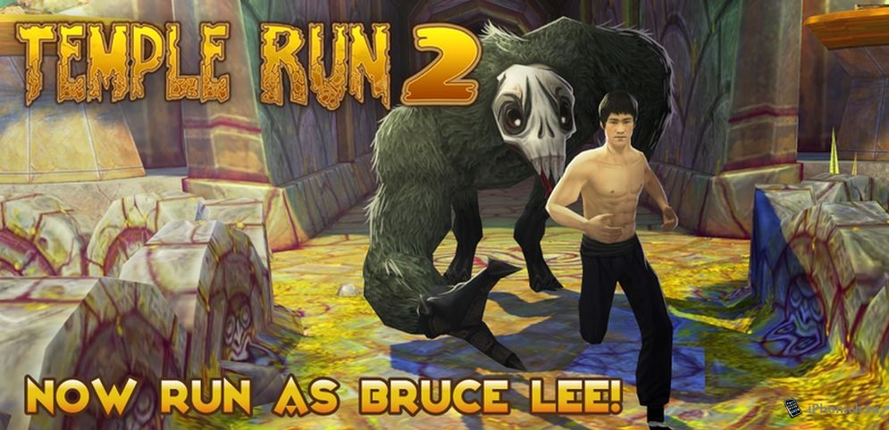 В Temple Run 2 теперь бегает Брюс Ли