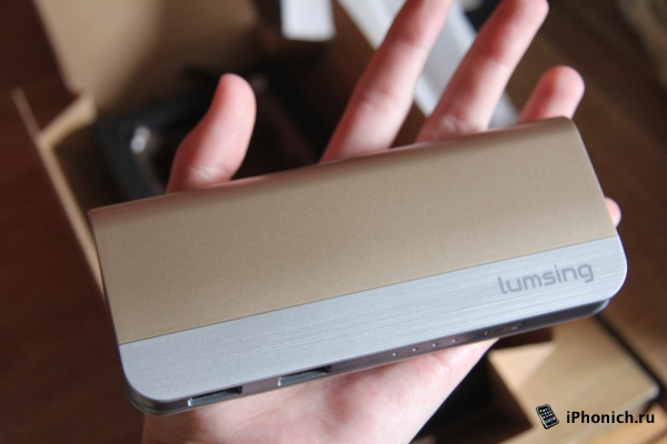 Lumsing Power Bank - внешний аккумулятор для iPhone и iPad