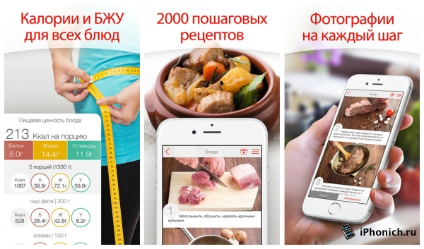 3 бесплатных кулинарных приложения для iPhone