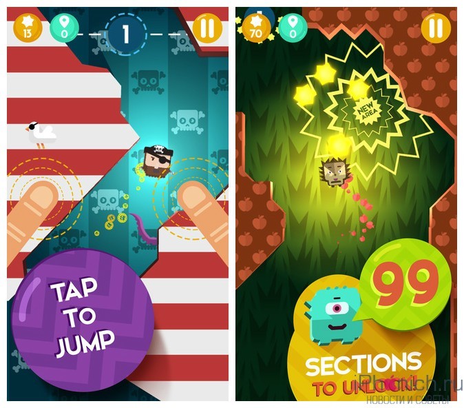 Jump Buddies - простая, но интересная игра для iPhone  и iPad