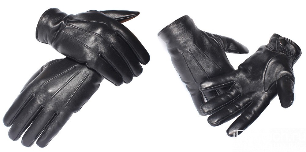 Мужские перчатки из натуральной кожи GOURS