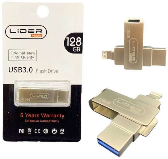 LIDER mobile HIGH-SPEED /USB Флешка для айфона