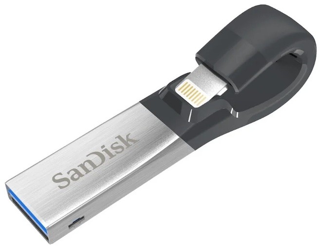 Флэш-накопитель SanDisk iXpand Go на 128 ГБ для iPhone