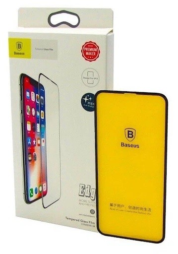 Защитное стекло Baseus для iPhone XR / 11 с рамкой