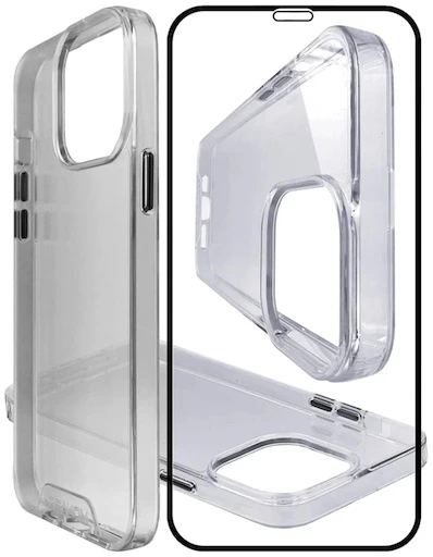 Чехол прозрачный со стеклом Monarch C2-Series для iPhone 7