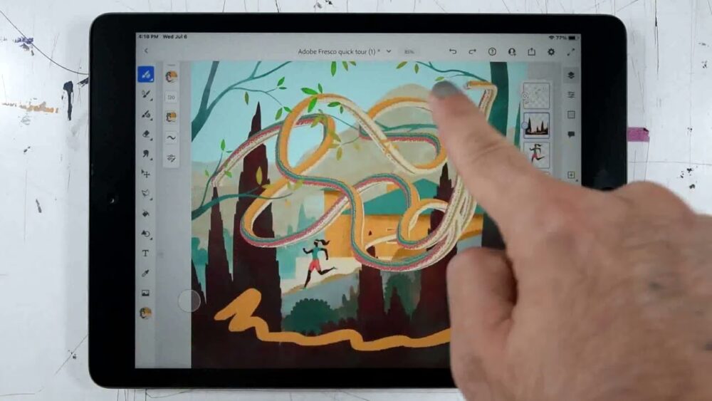 Adobe Fresco: эскиз и рисование
