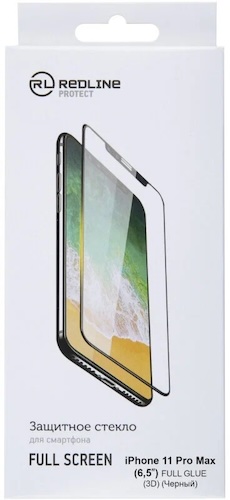Защитное стекло Red Line 3D Full Screen Full Glue Glass для Apple iPhone 11 Pro Max