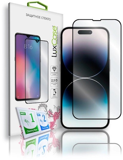 Защитное стекло LuxCase для Apple iPhone 14 Pro Max
