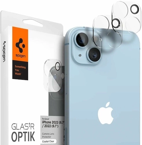 Защитное стекло для камеры Spigen GLAS.tR Optik для iPhone 14