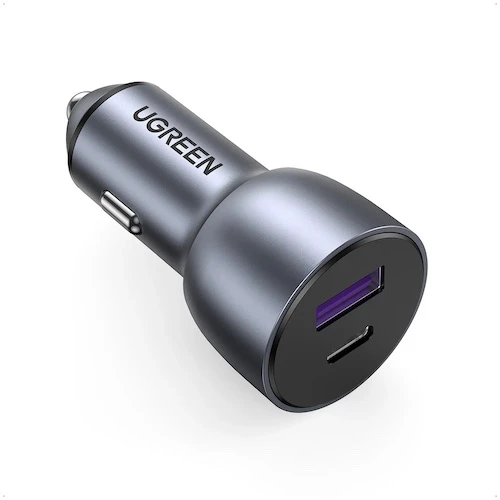 Автомобильное зарядное устройство UGREEN CD213, USB-A + USB-C; 42,5W